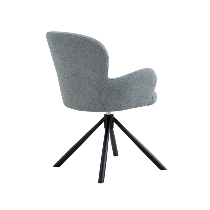 Тканная крышка Современные поворотные столовые стулья