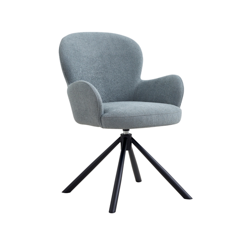 Тканная крышка Современные поворотные столовые стулья