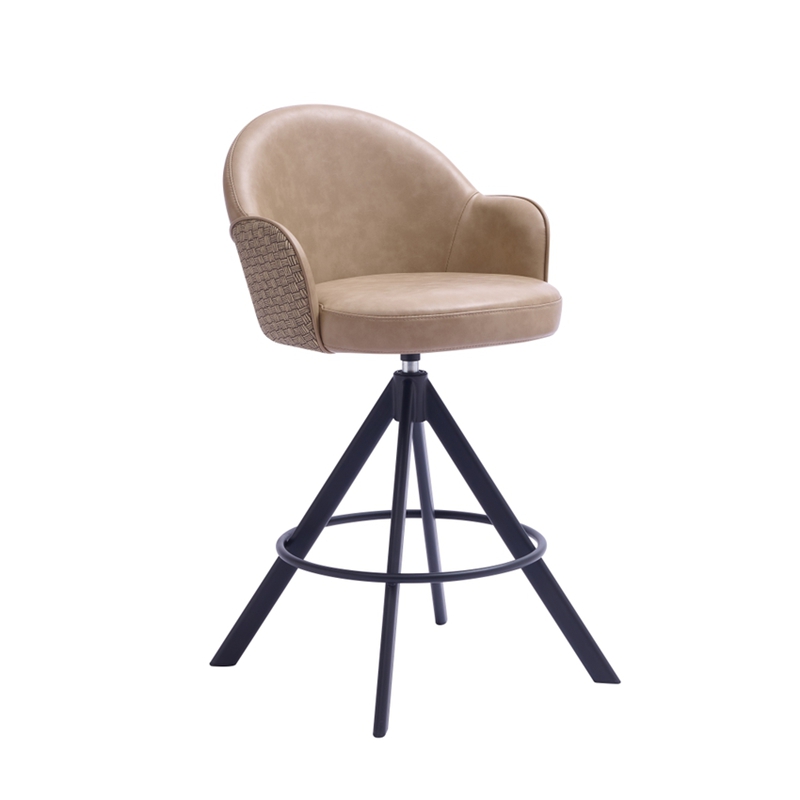 Silla alta giratoria para mesa de barra