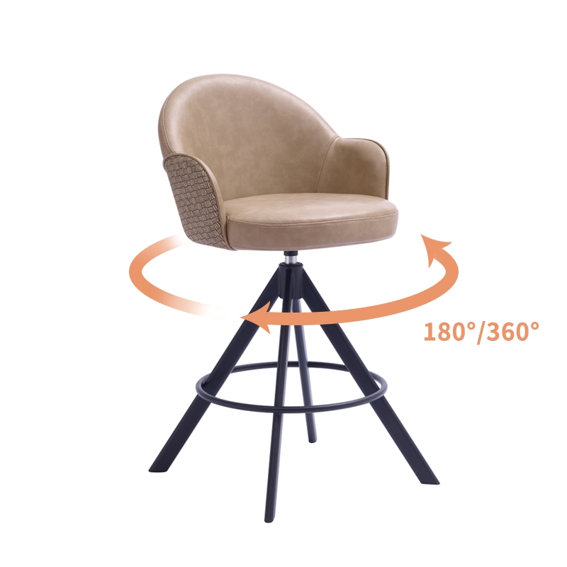 Silla alta giratoria para mesa de barra