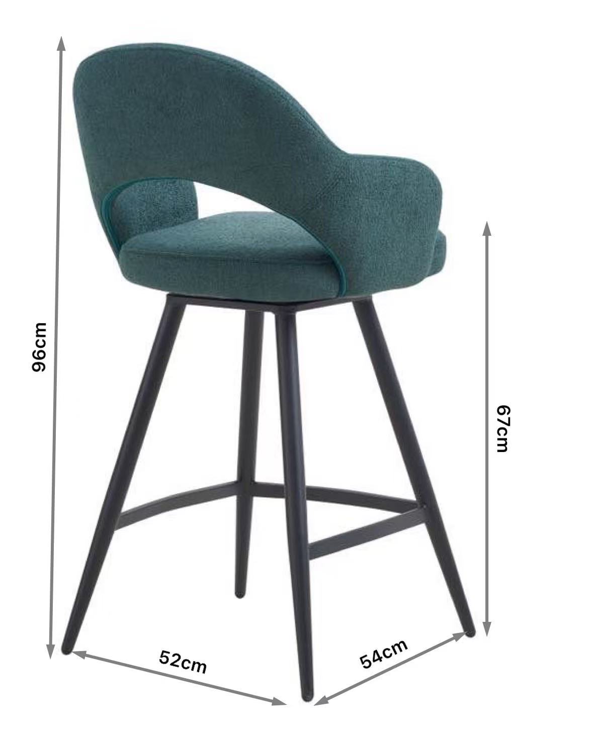 Sillas de bar comerciales con espaldas giratorias