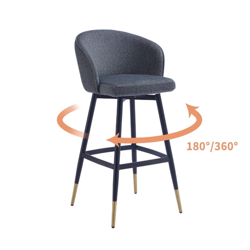 Swivel Tall Bar Stools with Backs