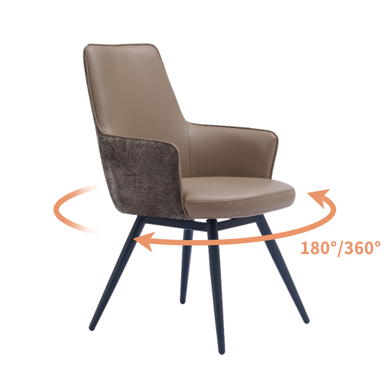 Поворотные стулья ресторана с высокой спиной