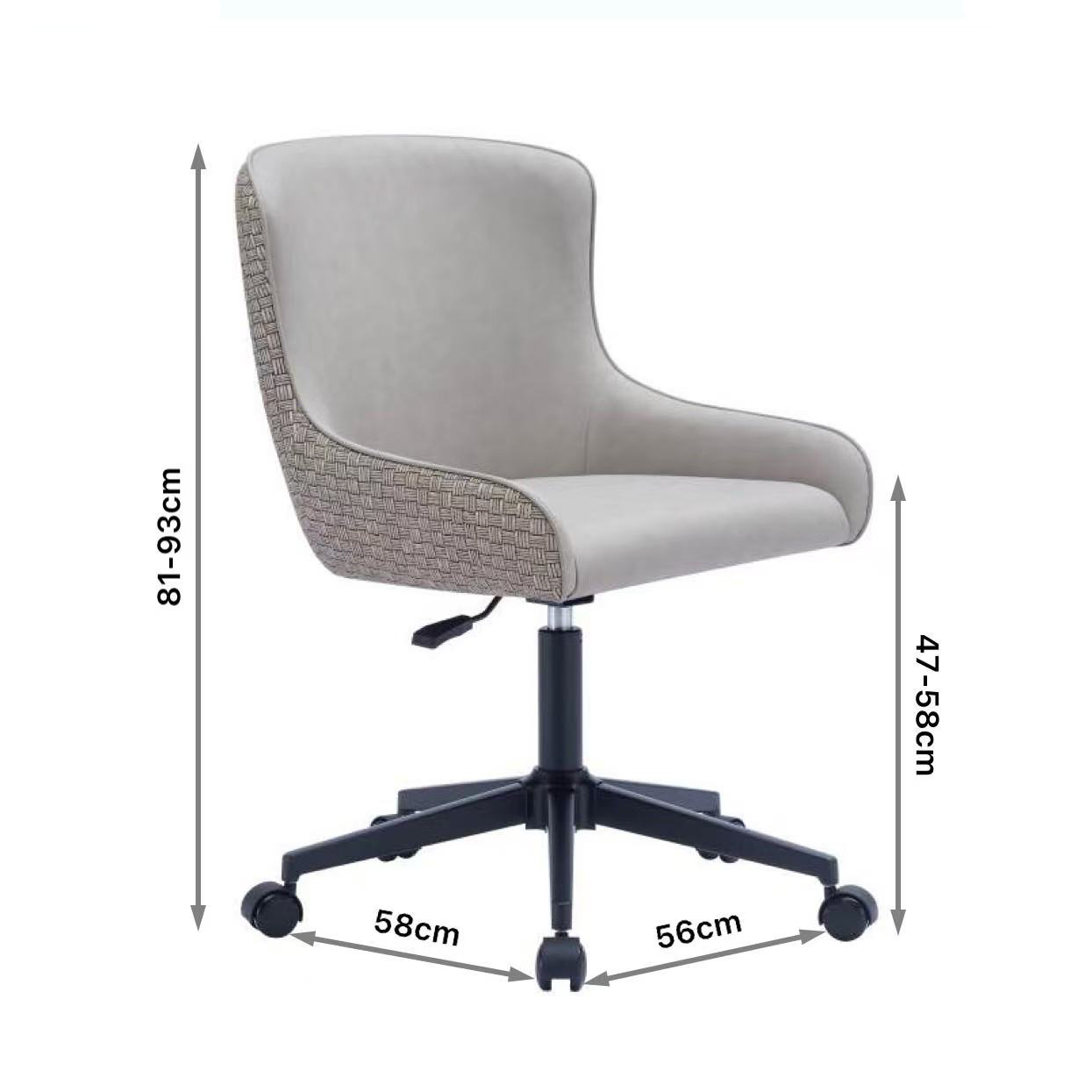 360° Swivel Desk Chairs with Wheels