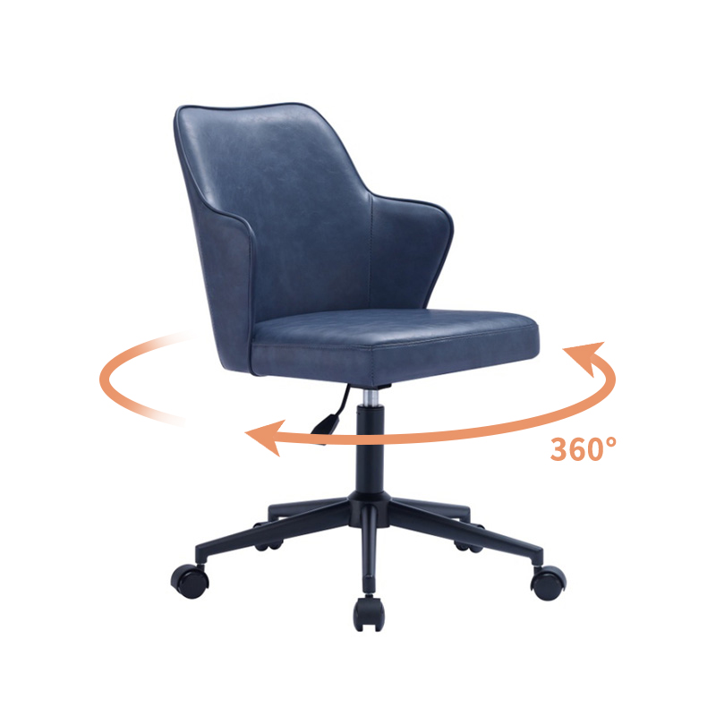Modern Swivel Blue Desk Chair