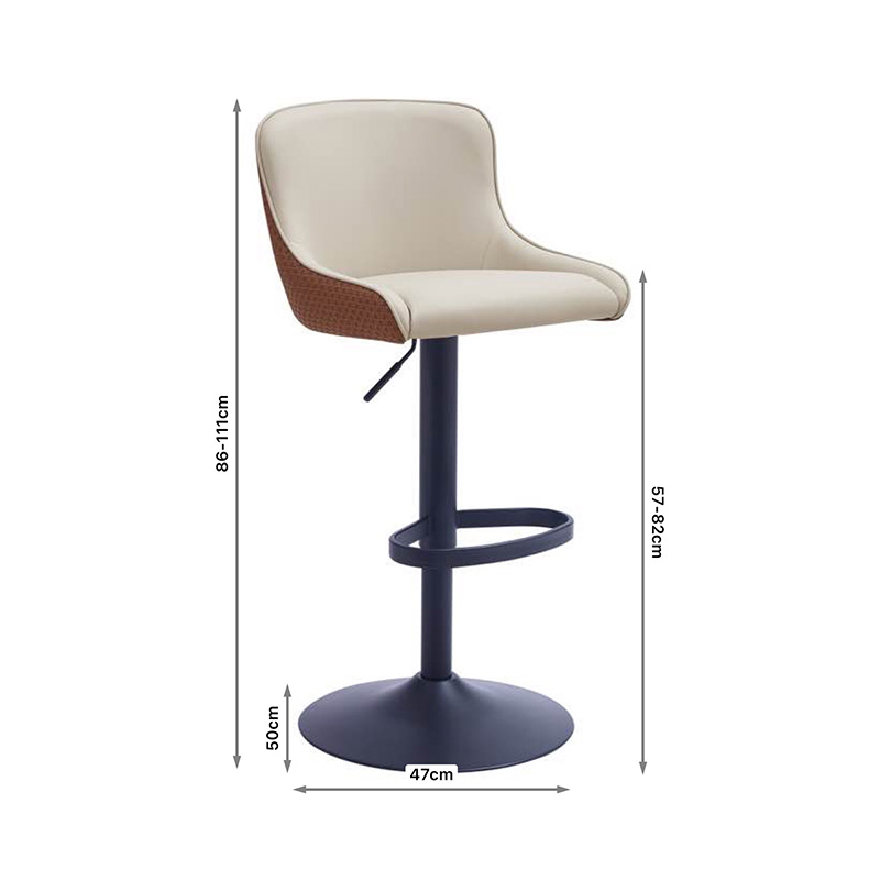 Swivel Lift Upholstered Counter Stools