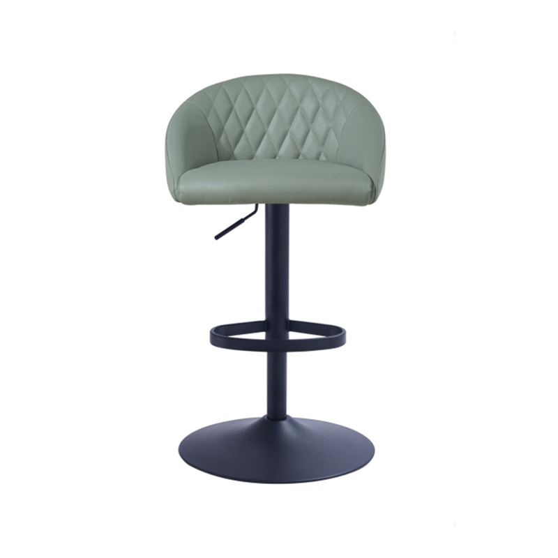 Height Adjustable Green Counter Stools