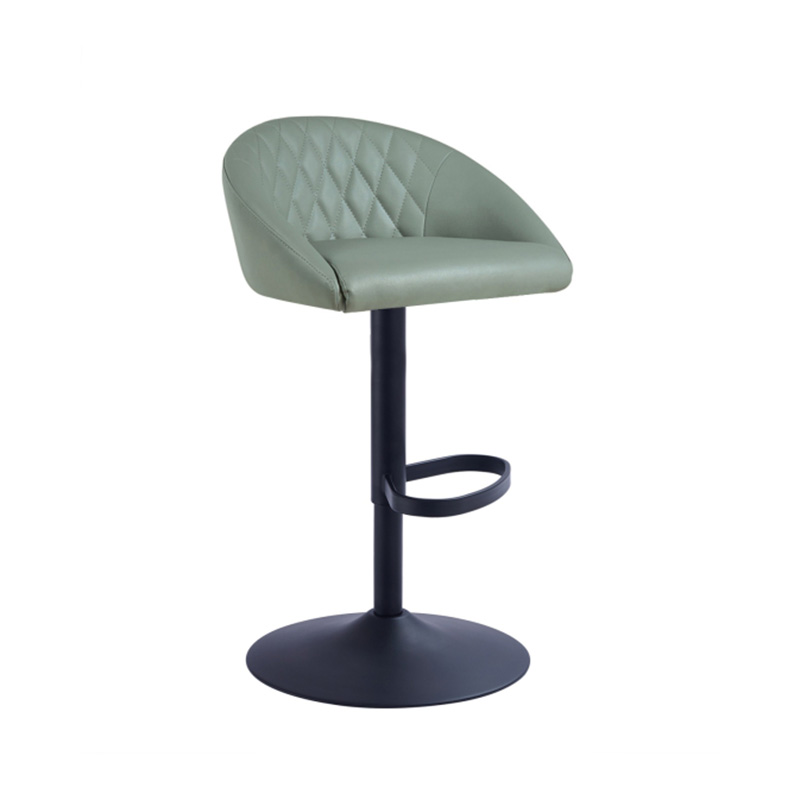 Height Adjustable Green Counter Stools