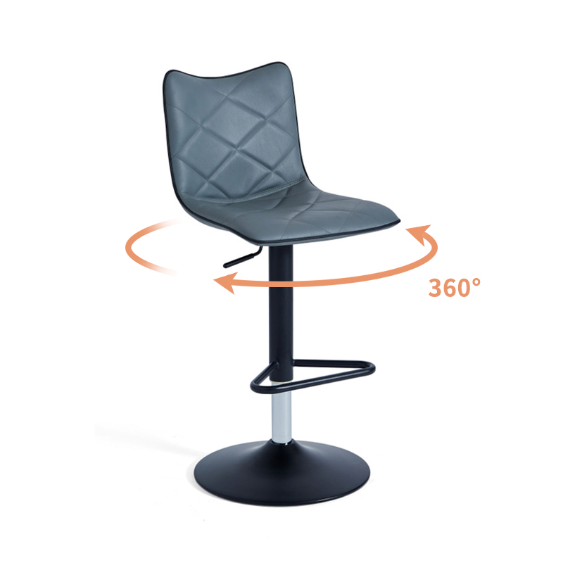 Upholstered Swivel Barstools Counter Height