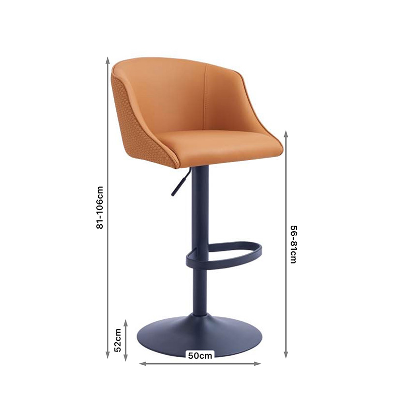PVC Cover Tufted Bar Stools